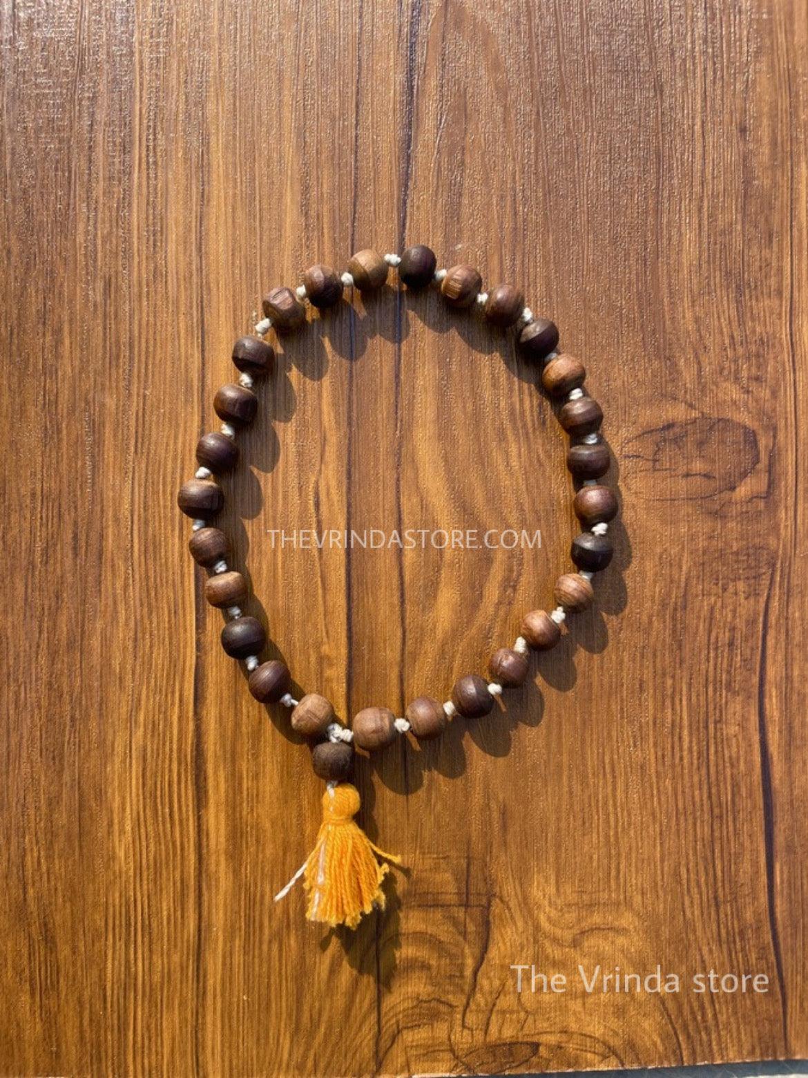 27+1 Brown Beads Original Tulsi Sumrani Japmala